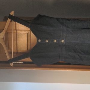 Wide leg retro-style Express jumpsuit